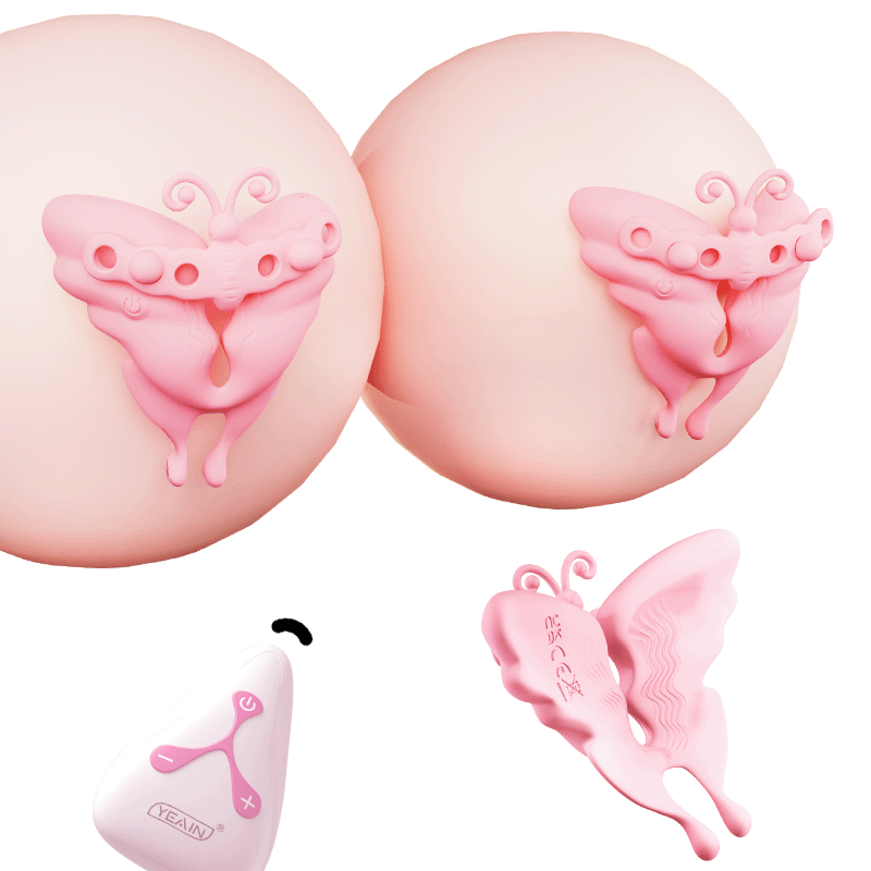 ButterflyKiss Nipple Vibrator - Nipple Clamps | ViveVibe ButterflyKiss Nipple Vibrator - Nipple Clamps | ViveVibe
