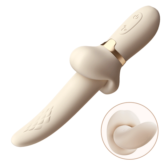 ViveVibe LoveTalk Flapping Tongue Licking Vibrator for Oral-Like Sensations