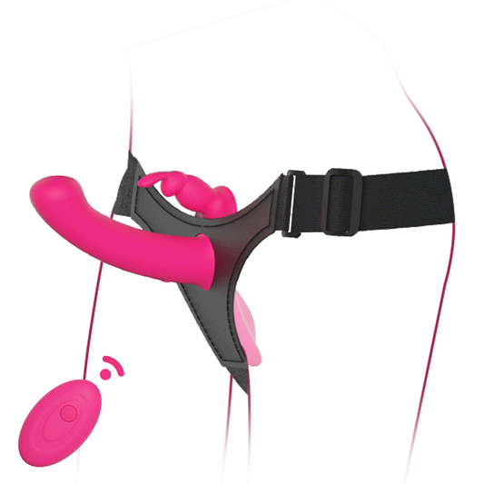StrapBunny – Wearable Strap-On Vibrator with Remote Control & 10 Vibration Modes