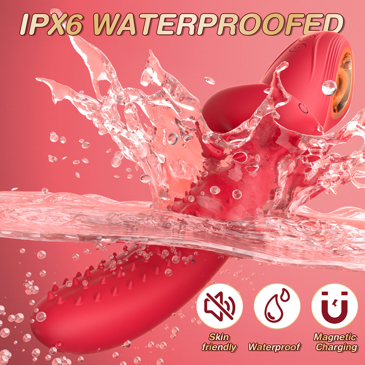 vivevibe CrimsonBarb Tongue Licking Vibrator