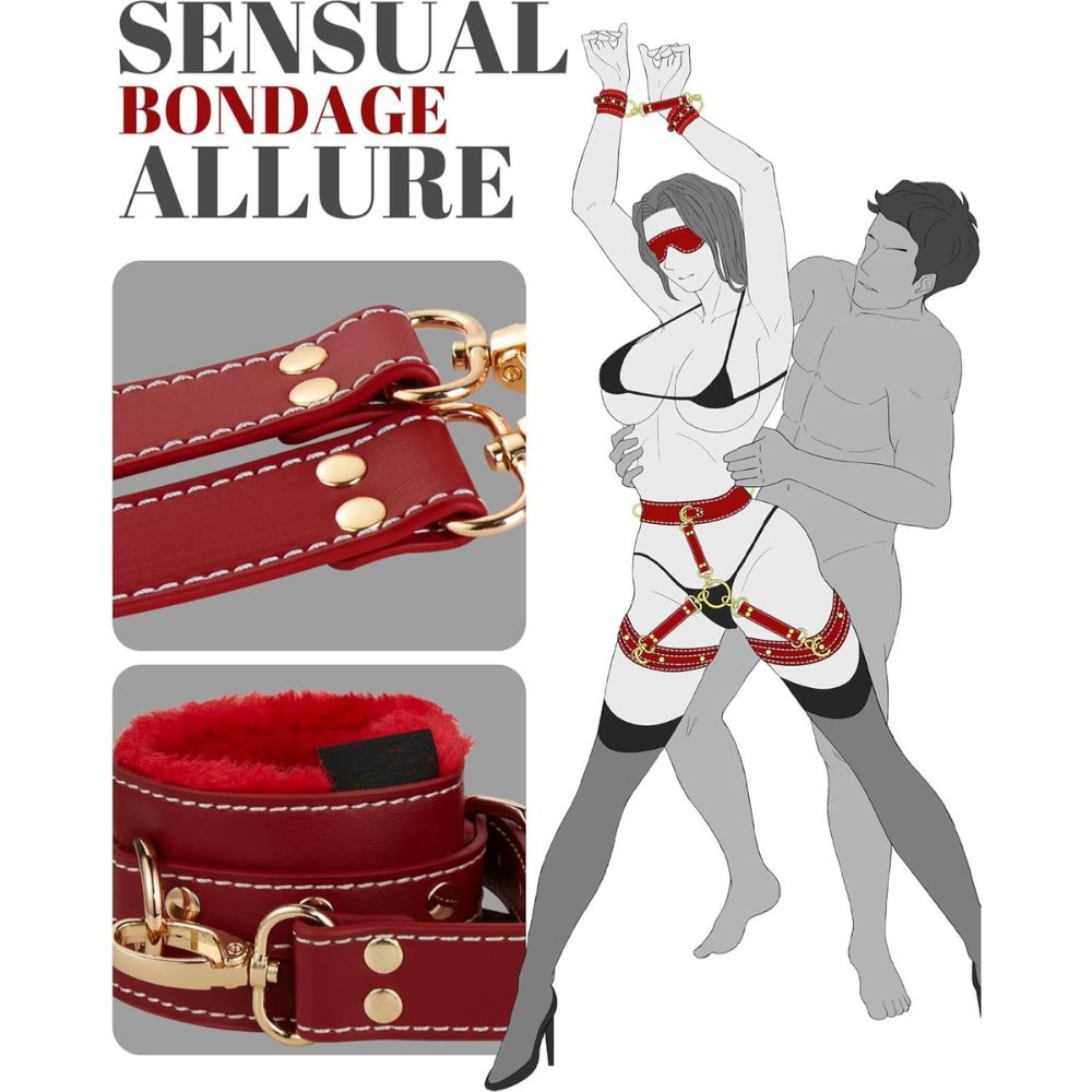 VivevibeCrimsonRestraintBondage System 6set