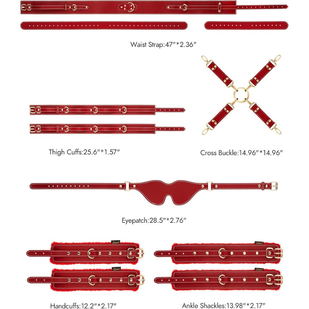 VivevibeCrimsonRestraintBondage System 6set