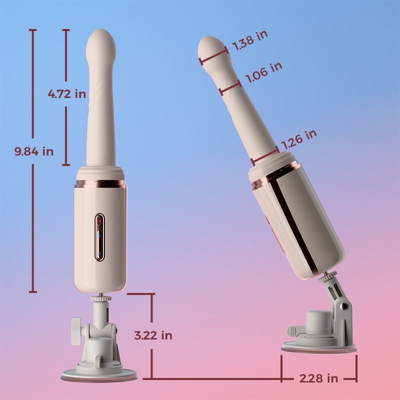 ViveVibe LovePulse Mini Sex Machine with Adjustable Speeds