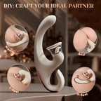 ViveVibe LoveSong Licking Dual Rabbit Vibrator for G-Spot and Clitoral Stimulation