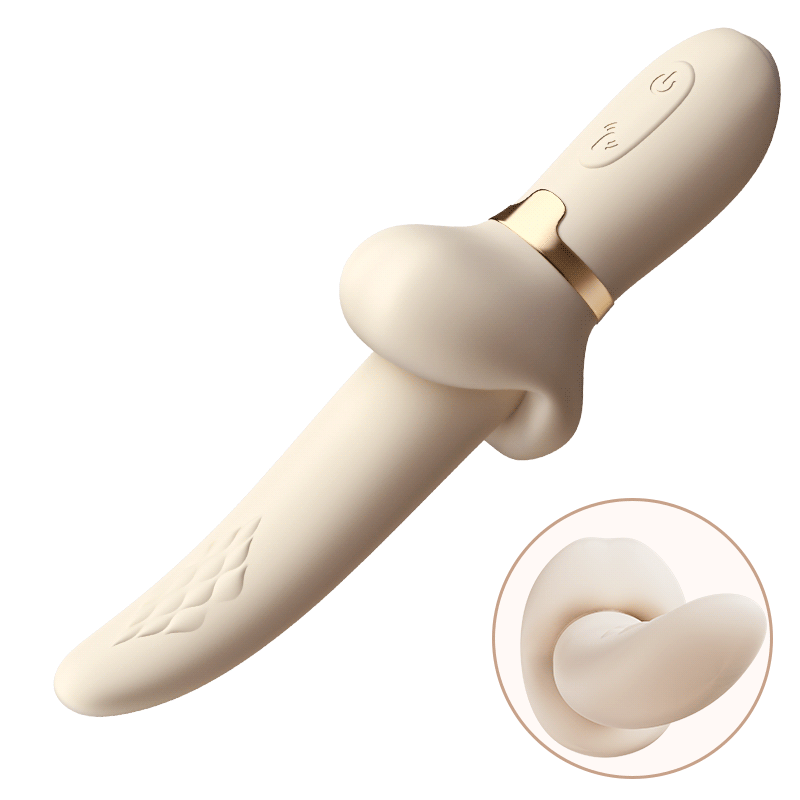 ViveVibe LoveTalk Flapping Tongue Licking Vibrator for Oral-Like Sensations