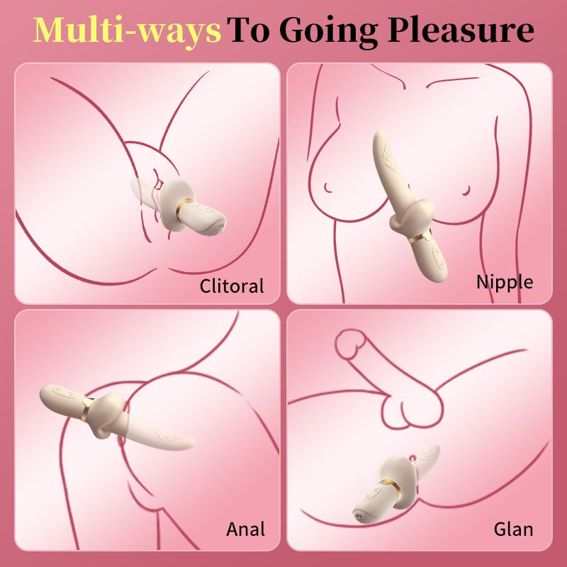 ViveVibe LoveTalk Flapping Tongue Licking Vibrator for Oral-Like Sensations