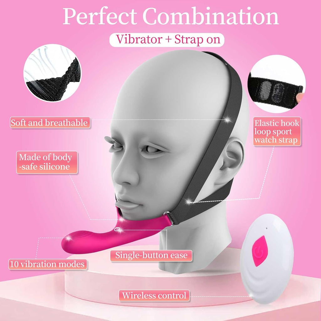 vivevibeObeyBandFace Strap On Vibrator