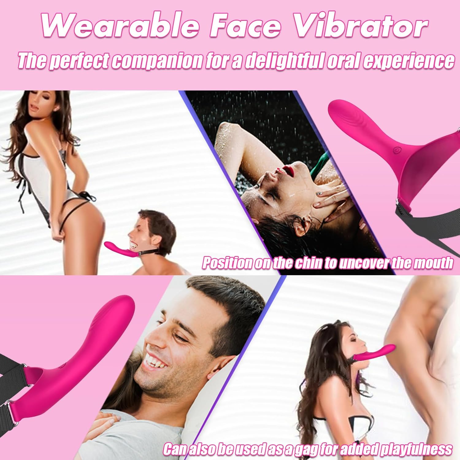 vivevibeObeyBandFace Strap On Vibrator
