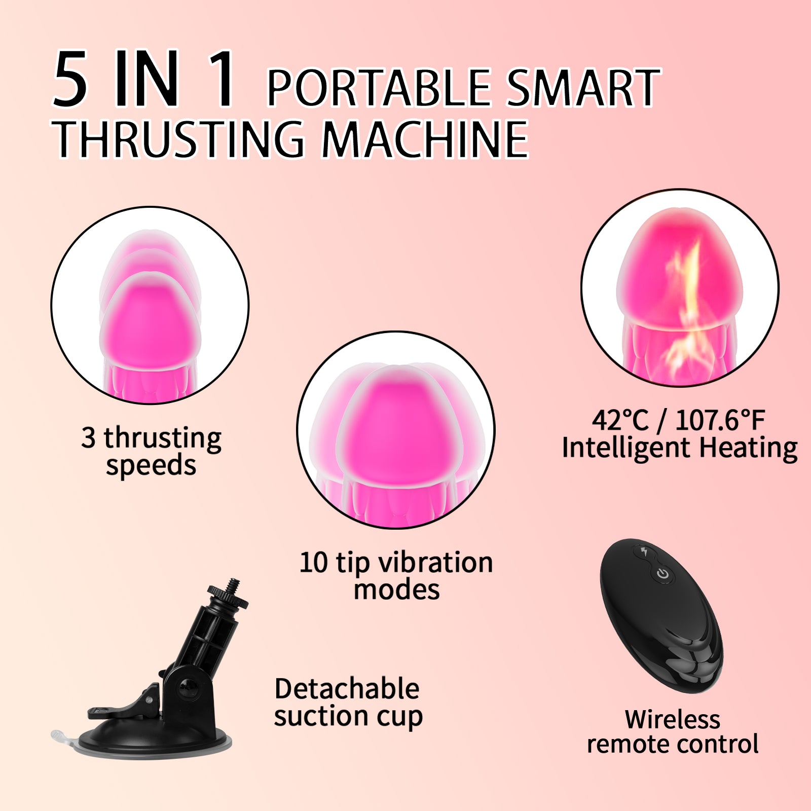 PinkBerserk Mini Sex Machine 