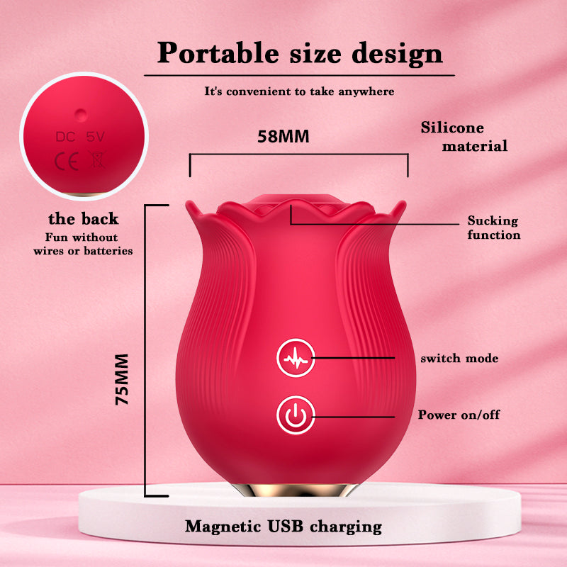 vivevibePulseKissRose vibrator