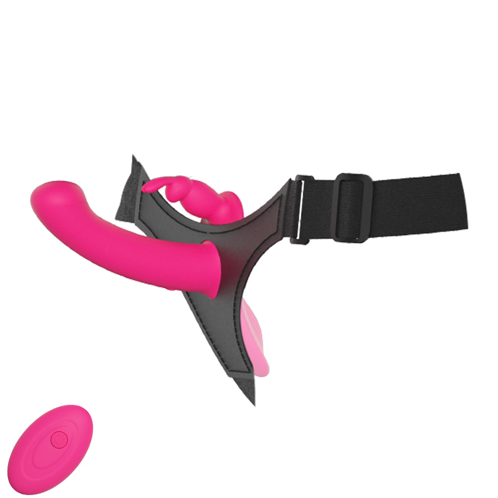 vivevibeStrapBunnyStrap On Vibrator