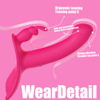 StrapBunny – Wearable Strap-On Vibrator with Remote Control & 10 Vibration Modes