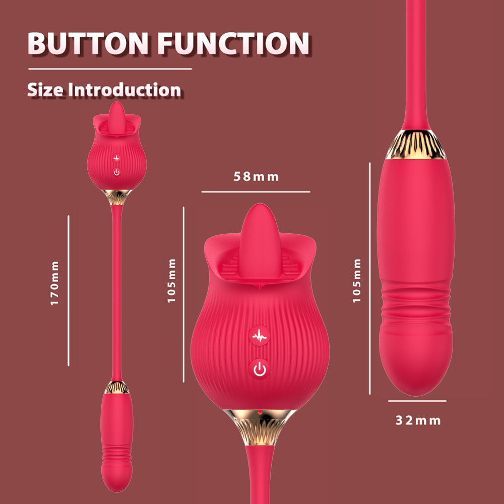 VivevibeTeaseFlickDualrosevibrator