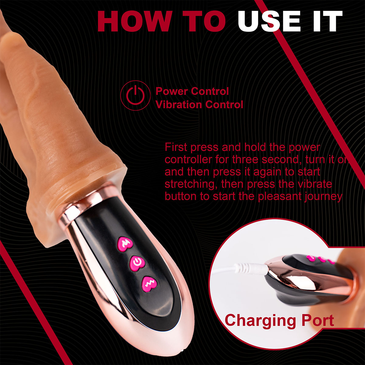 vivevibeVividJourneyDildoVibrator