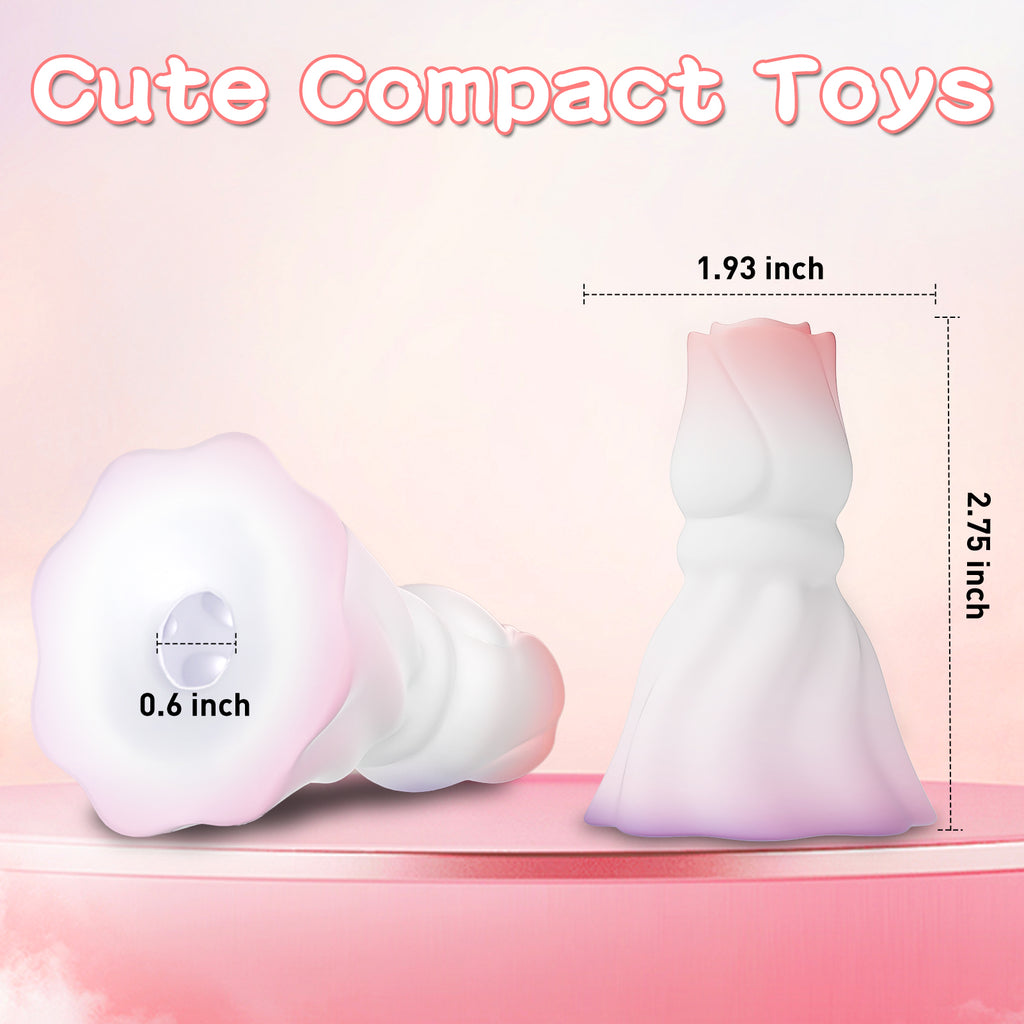 VivevibeWhiteRoseNippleClampVibrator