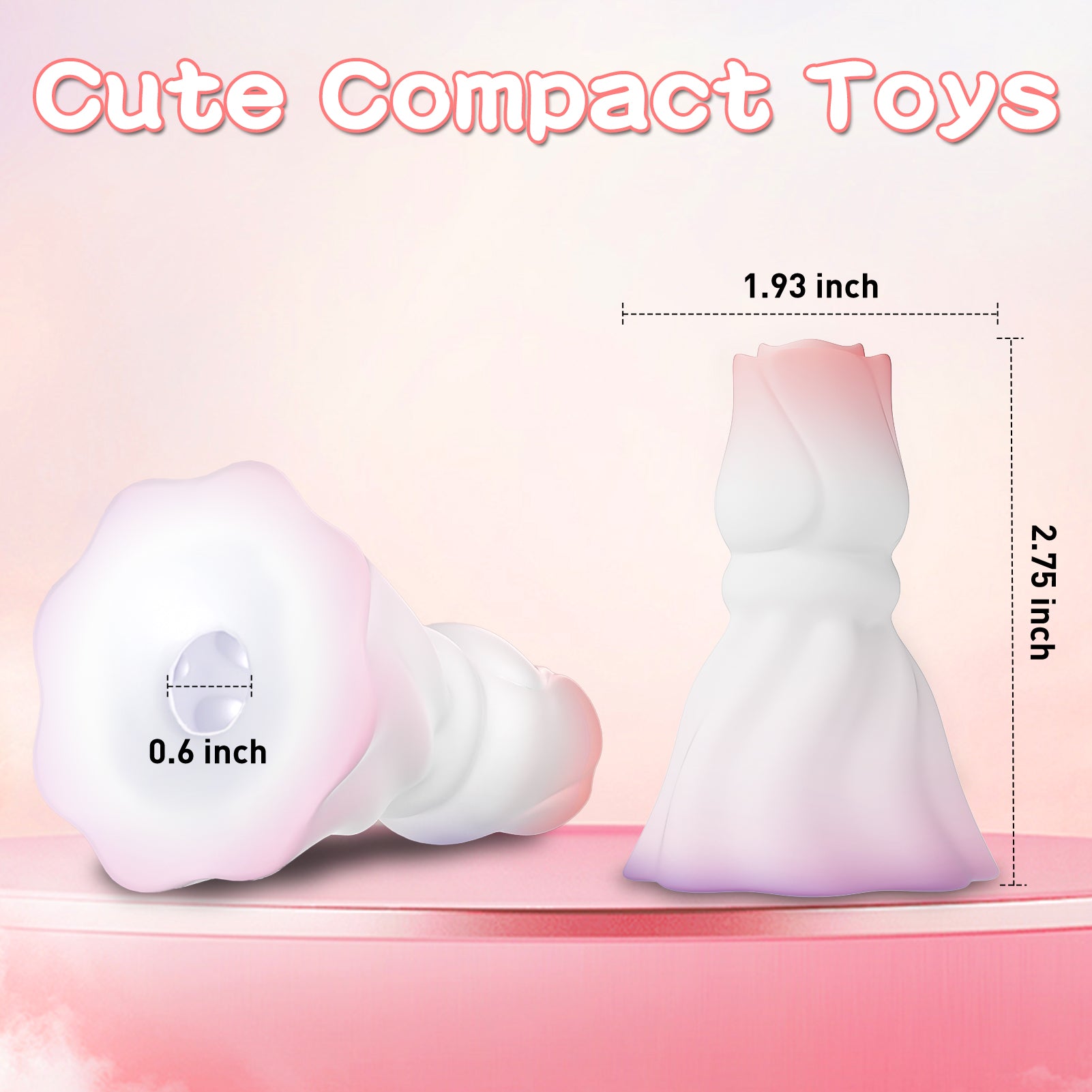 VivevibeWhiteRoseNippleClampVibrator