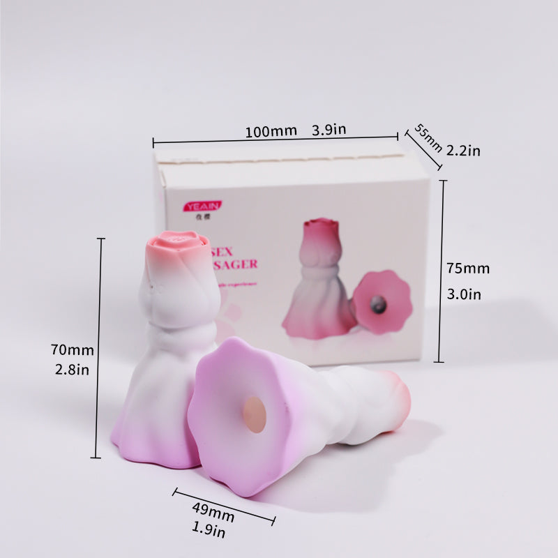 VivevibeWhiteRoseNippleClampVibrator