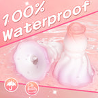 VivevibeWhiteRoseNippleClampVibrator