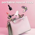 VivevibeWhiteRoseNippleClampVibrator